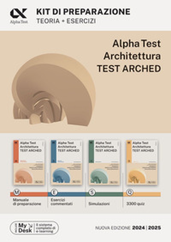Alpha Test. Architettura. Test arched. Kit di preparazione. Per l'ammissione a tutti i corsi di laurea in Architettura e Ingegneria Edile-Architettura, Scienze dell'architettura. Ediz. MyDesk - Librerie.coop Alpha Test. Architettura. Test arched. Kit di preparazione. Per l'ammissione a tutti i corsi di laurea in Architettura e Ingegneria Edile-Architettura, Scienze dell'architettura. Ediz. MyDesk - Librerie.coop