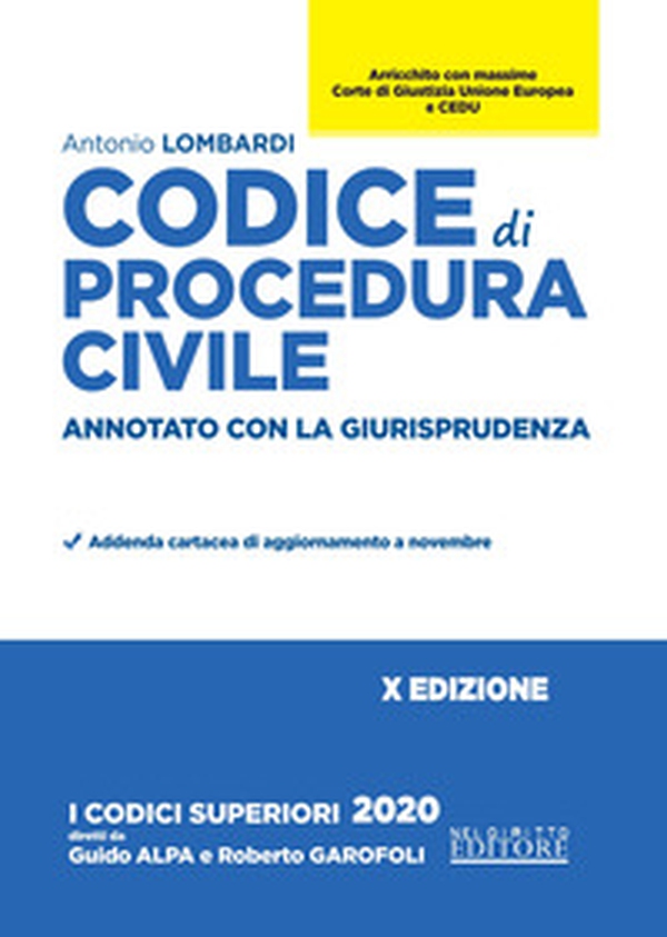 Codice di procedura civile. Annotato con la giurisprudenza - Librerie.coop Codice di procedura civile. Annotato con la giurisprudenza - Librerie.coop