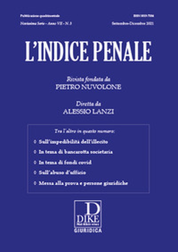 L'indice penale - Vol. 3 - Librerie.coop L'indice penale - Vol. 3 - Librerie.coop