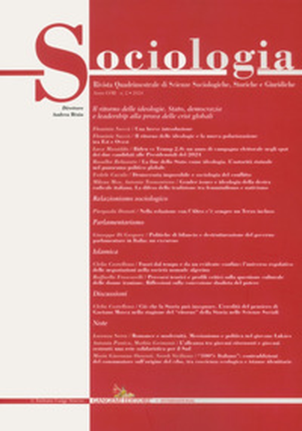 Sociologia. Rivista quadrimestrale di scienze storiche e sociali - Vol. 2 - Librerie.coop Sociologia. Rivista quadrimestrale di scienze storiche e sociali - Vol. 2 - Librerie.coop