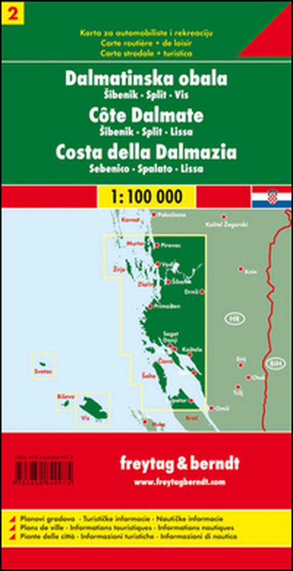Costa Dalmata 2 1:100.000 - Librerie.coop Costa Dalmata 2 1:100.000 - Librerie.coop