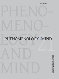 Phenomenology and mind - Vol. 21 - Librerie.coop