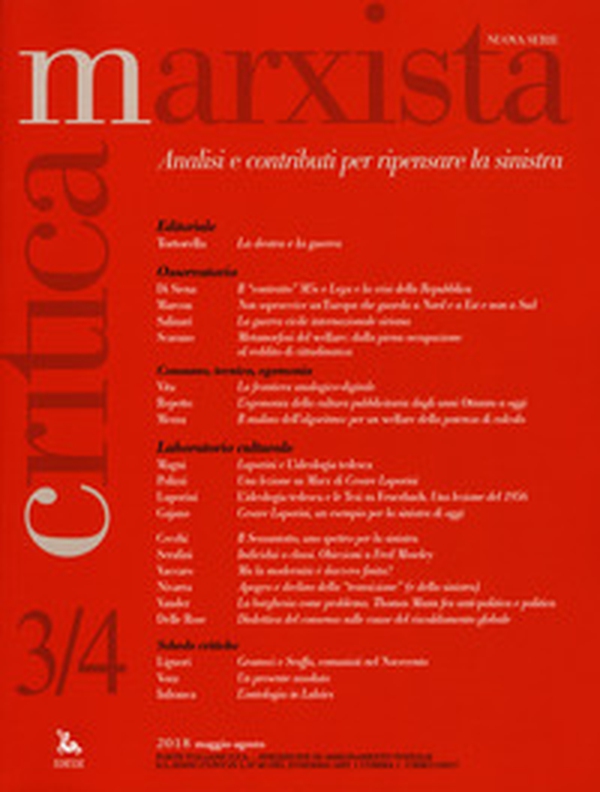 Critica marxista - Vol. 3-4 - Librerie.coop Critica marxista - Vol. 3-4 - Librerie.coop