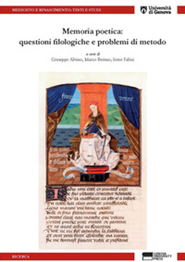 Memoria poetica: questioni filologiche e problemi di metodo - Librerie.coop Memoria poetica: questioni filologiche e problemi di metodo - Librerie.coop