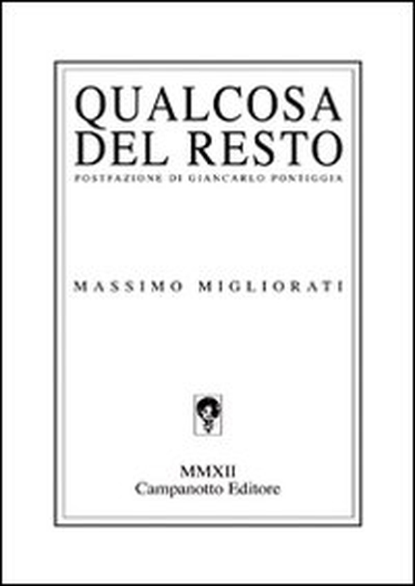 Qualcosa del resto - Librerie.coop Qualcosa del resto - Librerie.coop