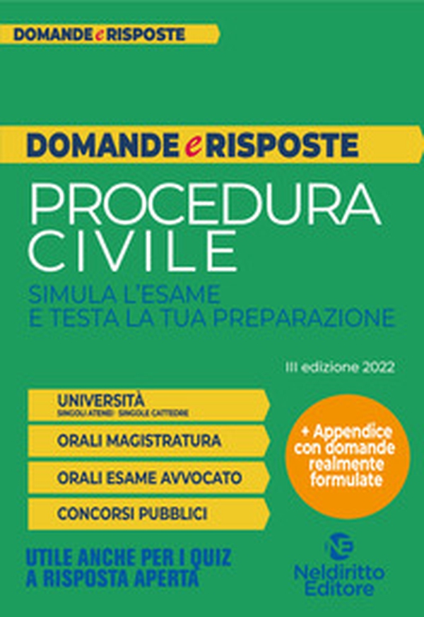 Domande e risposte di procedura civile - Librerie.coop Domande e risposte di procedura civile - Librerie.coop