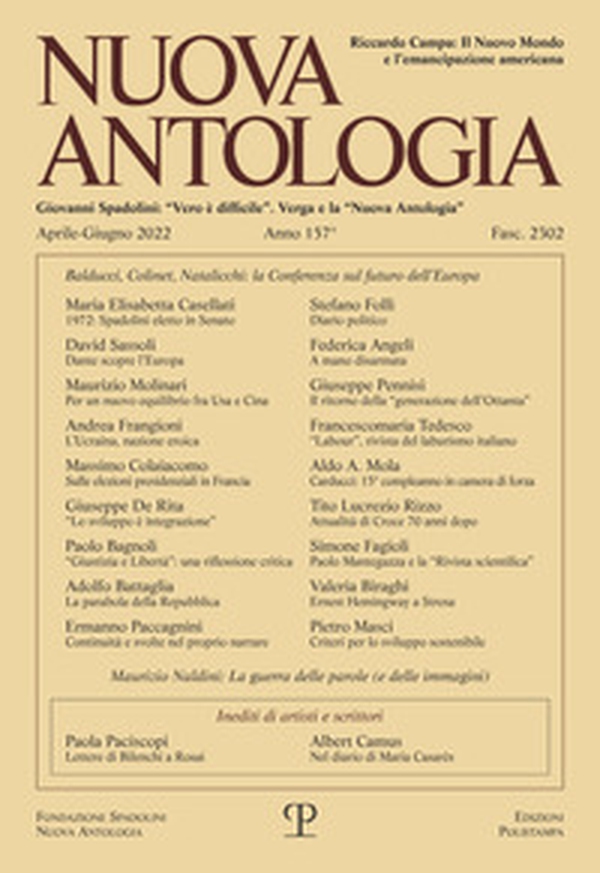 Nuova antologia - Librerie.coop Nuova antologia - Librerie.coop