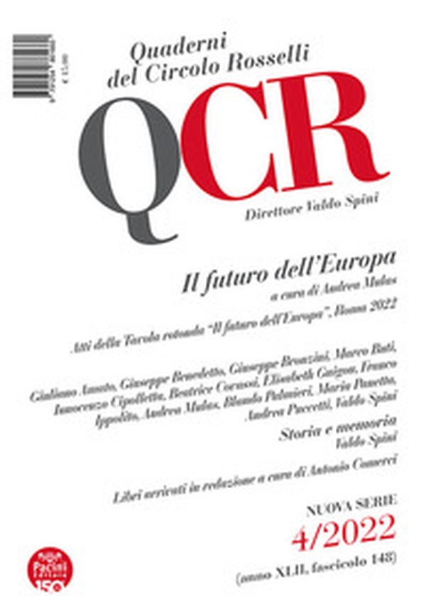 QCR. Quaderni del Circolo Rosselli - Vol. 4 - Librerie.coop QCR. Quaderni del Circolo Rosselli - Vol. 4 - Librerie.coop