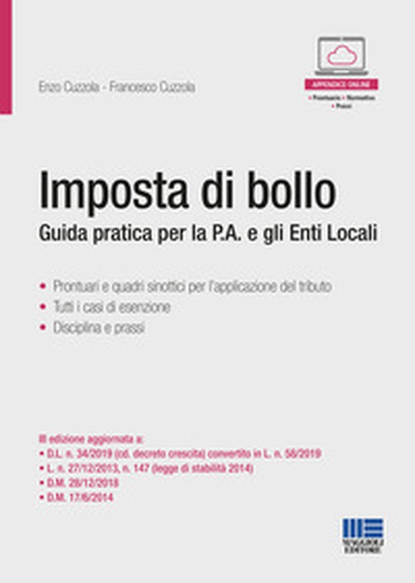 Imposta di bollo. Guida pratica per la P.A. e gli Enti Locali - Librerie.coop Imposta di bollo. Guida pratica per la P.A. e gli Enti Locali - Librerie.coop