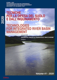 Technologies for integrated river basin management-Tecniche per la difesa del suolo e dall'inquinamento. 41° corso - Librerie.coop