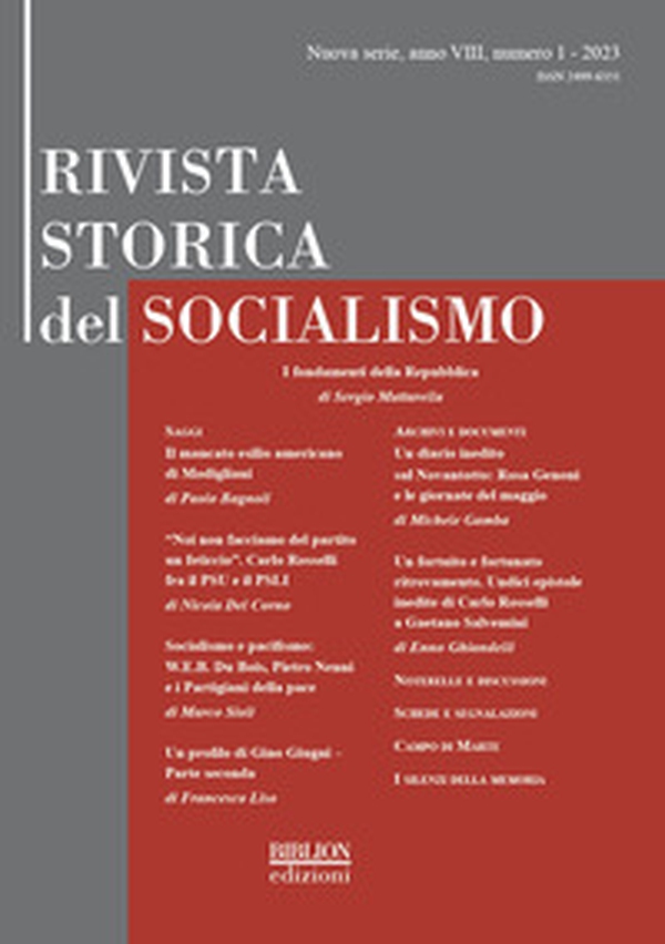 Rivista storica del socialismo - Vol. 1 - Librerie.coop Rivista storica del socialismo - Vol. 1 - Librerie.coop
