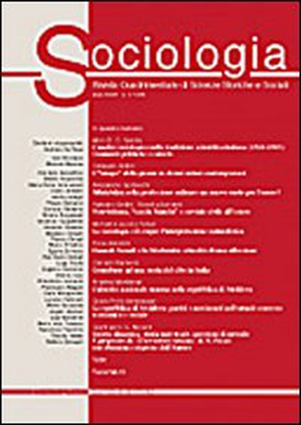 Sociologia. Rivista quadrimestrale di scienze storiche e sociali - Vol. 2 - Librerie.coop Sociologia. Rivista quadrimestrale di scienze storiche e sociali - Vol. 2 - Librerie.coop