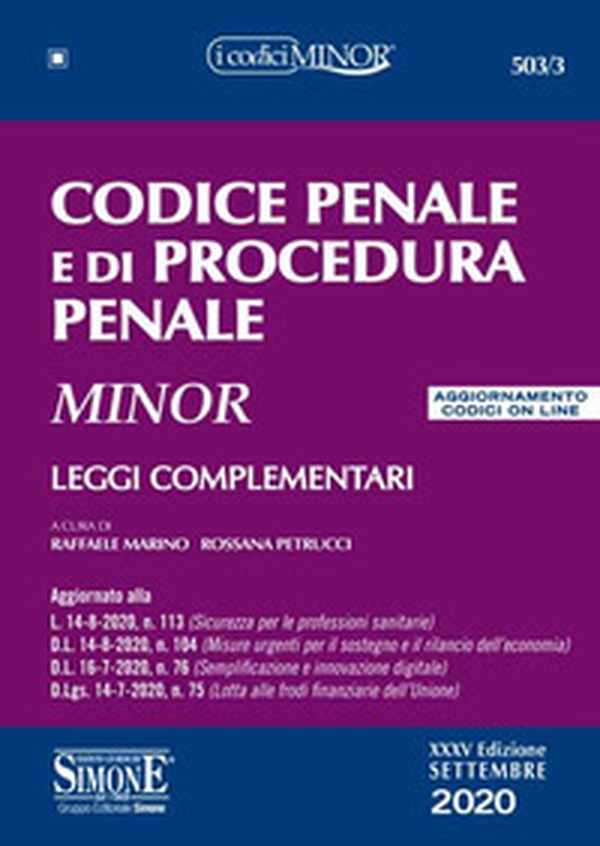 Codice penale e di procedura penale. Leggi complementari - Librerie.coop Codice penale e di procedura penale. Leggi complementari - Librerie.coop
