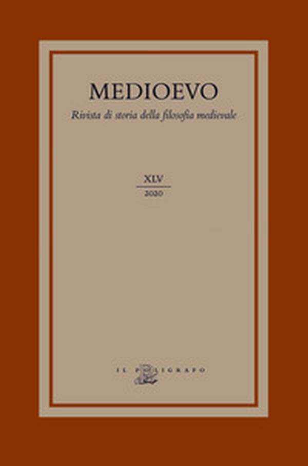 Medioevo. Rivista di storia della filosofia medievale - Librerie.coop Medioevo. Rivista di storia della filosofia medievale - Librerie.coop