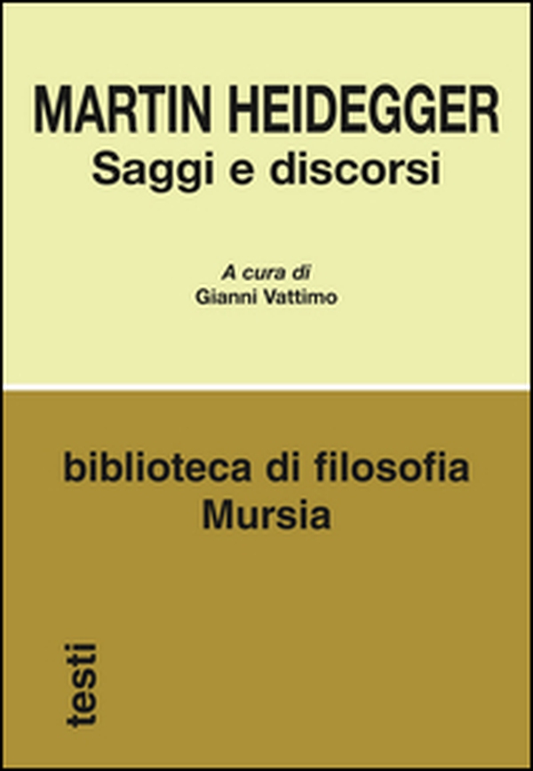 Saggi e discorsi - Librerie.coop Saggi e discorsi - Librerie.coop