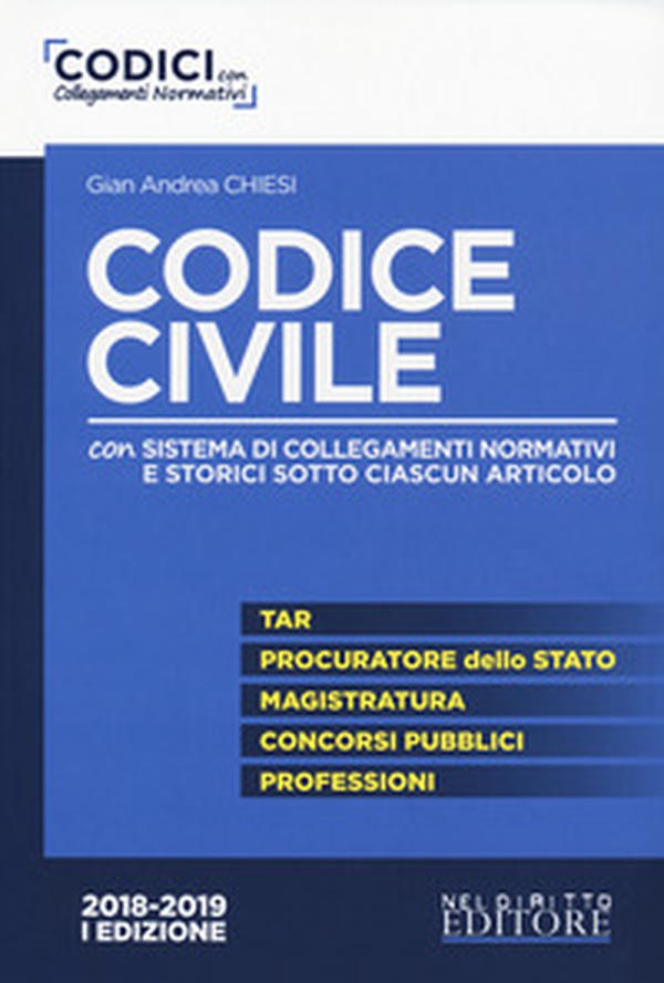 Codice civile. Con sistema di collegamenti normativi e storici sotto ciascun articolo - Librerie.coop Codice civile. Con sistema di collegamenti normativi e storici sotto ciascun articolo - Librerie.coop