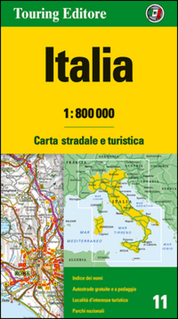 Italia 1:800.000. Carta stradale e turistica - Librerie.coop Italia 1:800.000. Carta stradale e turistica - Librerie.coop