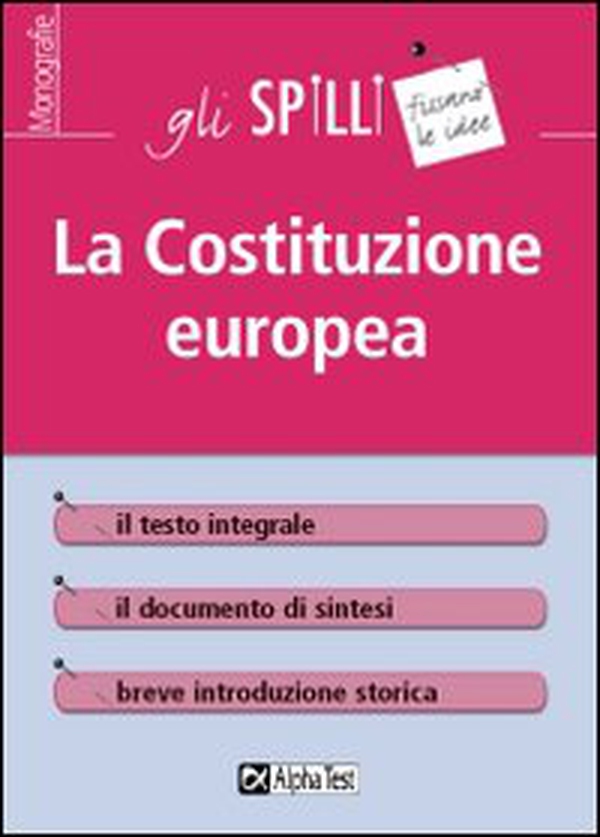 La Costituzione europea - Librerie.coop La Costituzione europea - Librerie.coop