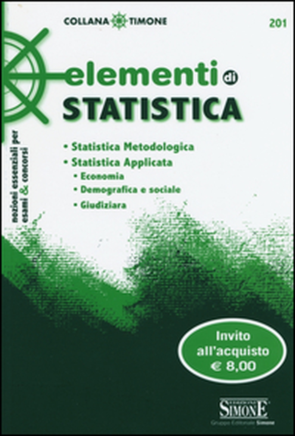 Elementi di statistica - Librerie.coop Elementi di statistica - Librerie.coop