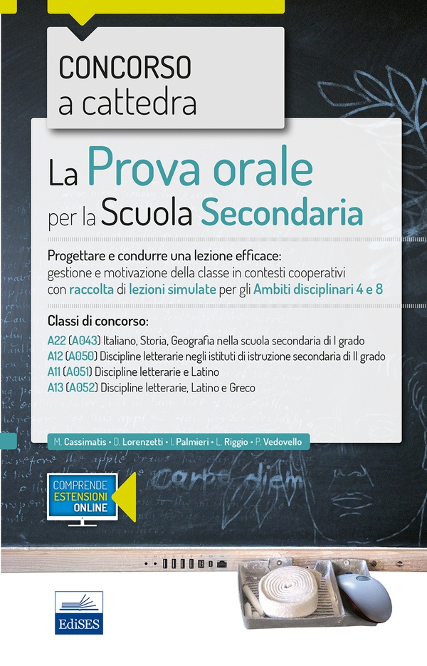 Concorso a cattedra - La prova orale per l'Ambito disciplinare 4 e 8 (letterario) - Librerie.coop Concorso a cattedra - La prova orale per l'Ambito disciplinare 4 e 8 (letterario) - Librerie.coop