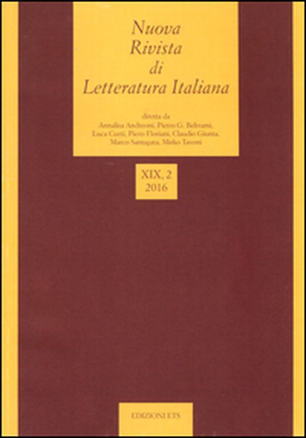 Nuova rivista di letteratura italiana - Vol. 2 - Librerie.coop Nuova rivista di letteratura italiana - Vol. 2 - Librerie.coop