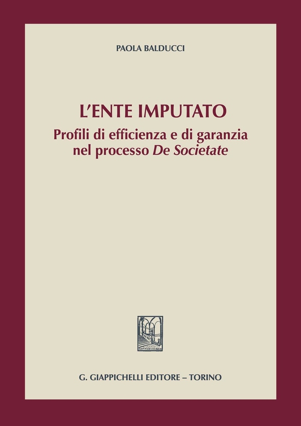 L'Ente imputato - Librerie.coop L'Ente imputato - Librerie.coop