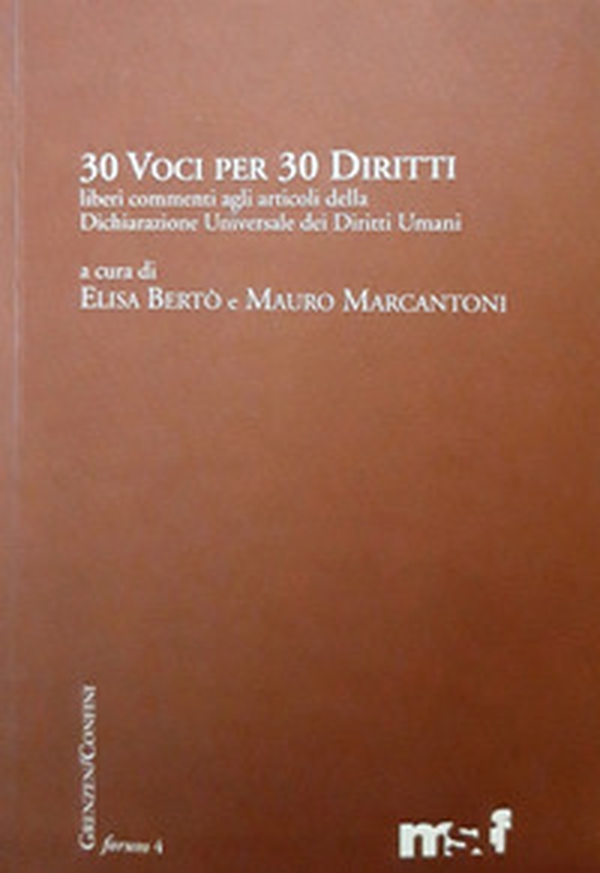 30 voci per 30 diritti - Librerie.coop 30 voci per 30 diritti - Librerie.coop