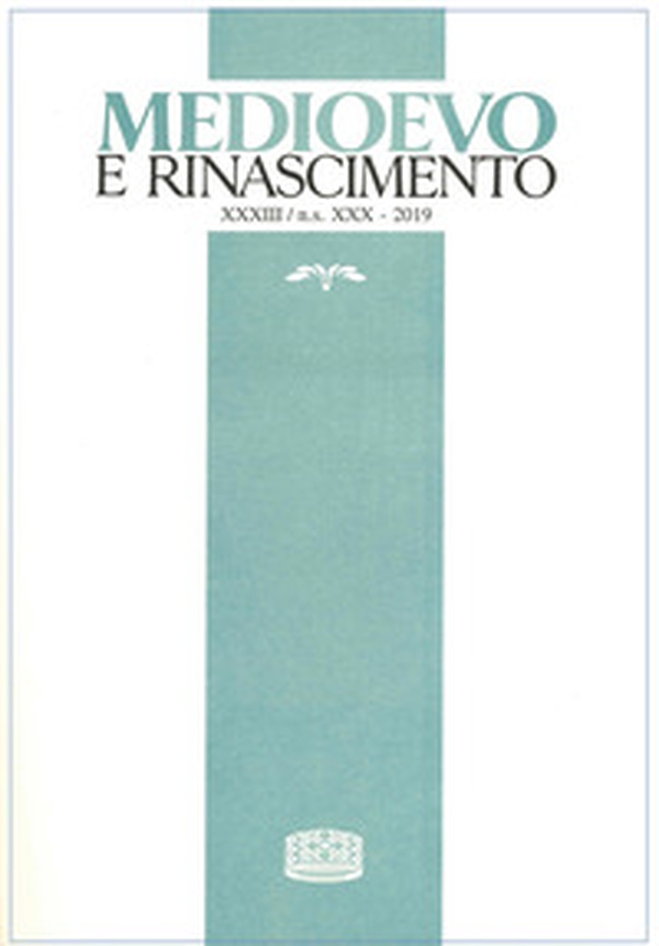 Medioevo e Rinascimento. Nuova serie (33) - Librerie.coop Medioevo e Rinascimento. Nuova serie (33) - Librerie.coop