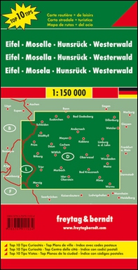 Eifel, Mosel, Hunsrück, Westerwald 1:150.000 - Librerie.coop