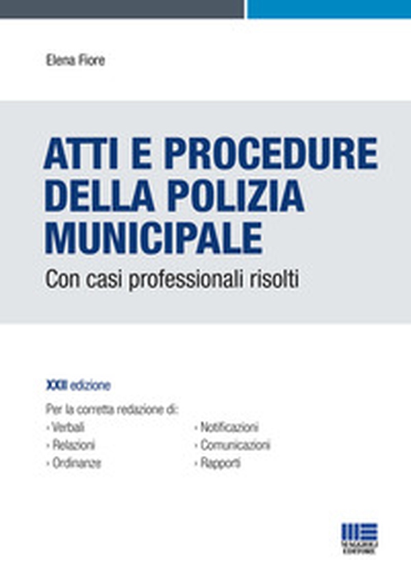 Atti e procedure della polizia municipale - Librerie.coop Atti e procedure della polizia municipale - Librerie.coop