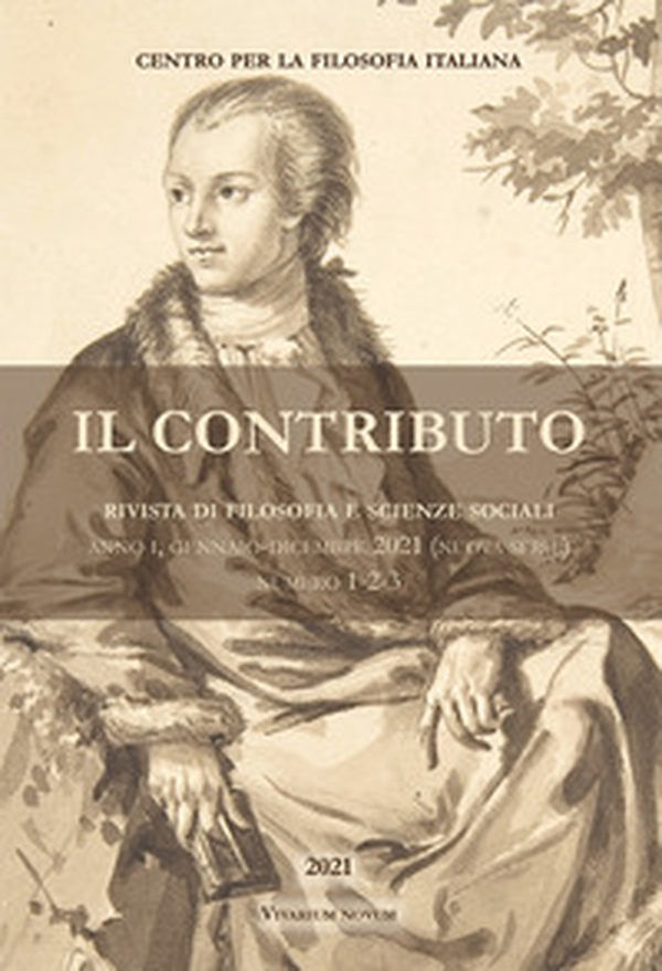 Il contributo. Rivista di filosofia e scienze sociali - Vol. 1-2-3 - Librerie.coop Il contributo. Rivista di filosofia e scienze sociali - Vol. 1-2-3 - Librerie.coop