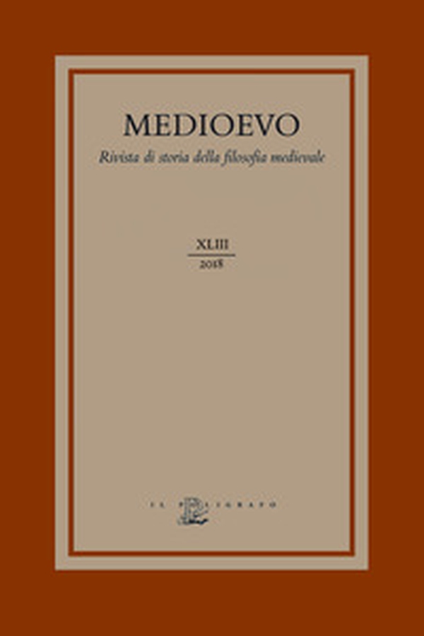 Medioevo. Rivista di storia della filosofia medievale. Ediz. italiana, inglese e francesce - Librerie.coop Medioevo. Rivista di storia della filosofia medievale. Ediz. italiana, inglese e francesce - Librerie.coop