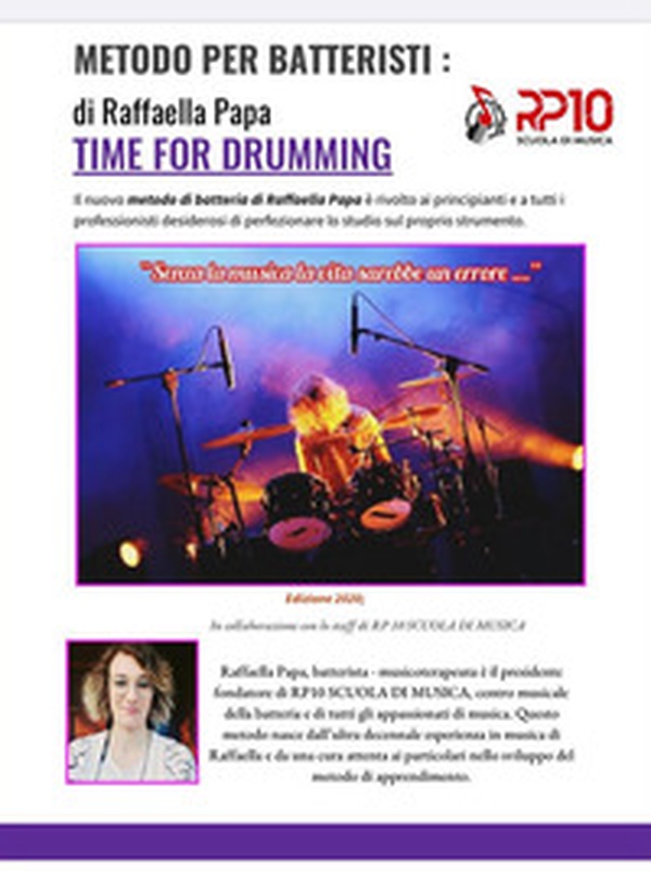 Time for drumming. Metodo per batteristi - Librerie.coop Time for drumming. Metodo per batteristi - Librerie.coop