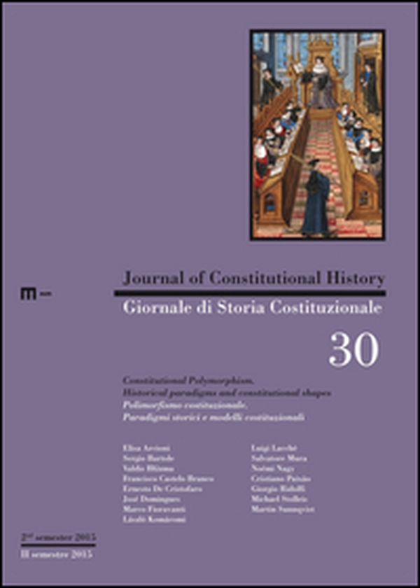 Giornale di storia costituzionale. Ediz. italiana e inglese - Vol. 30 - Librerie.coop Giornale di storia costituzionale. Ediz. italiana e inglese - Vol. 30 - Librerie.coop