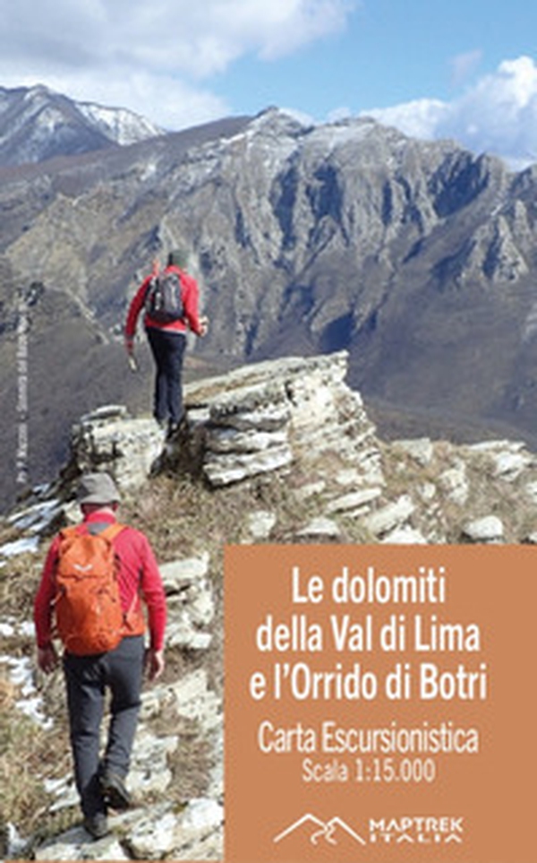 Le Dolomiti della Val di Lima e l'Orrido di Botri. Carta escursionistica - Librerie.coop Le Dolomiti della Val di Lima e l'Orrido di Botri. Carta escursionistica - Librerie.coop
