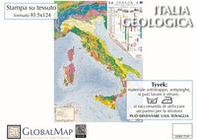 Italia geologica stampa su tessuto tyvek. Italia geologica formato stampata su tessuto tyvek formato cm. 93,5 x 124 - Librerie.coop