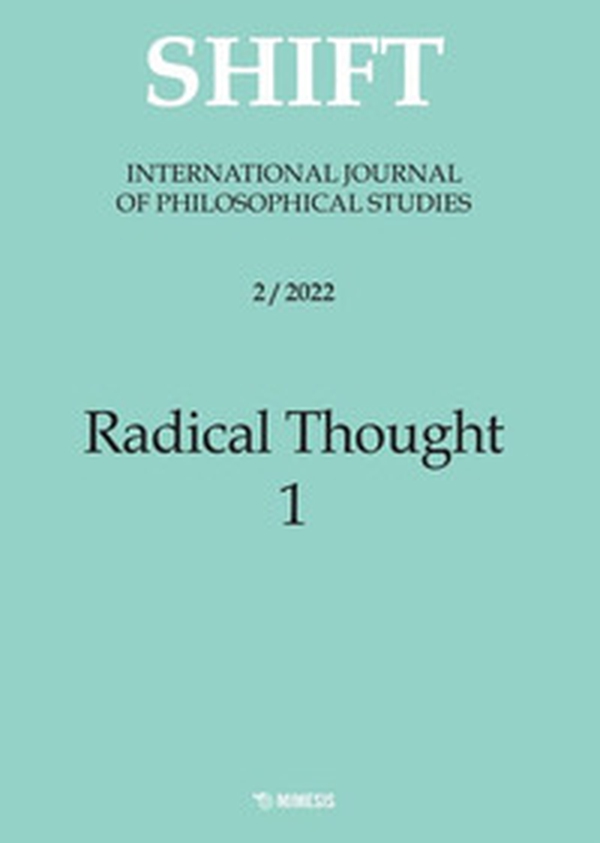 Shift. International journal of philosophical studies - Vol. 2\1 - Librerie.coop Shift. International journal of philosophical studies - Vol. 2\1 - Librerie.coop
