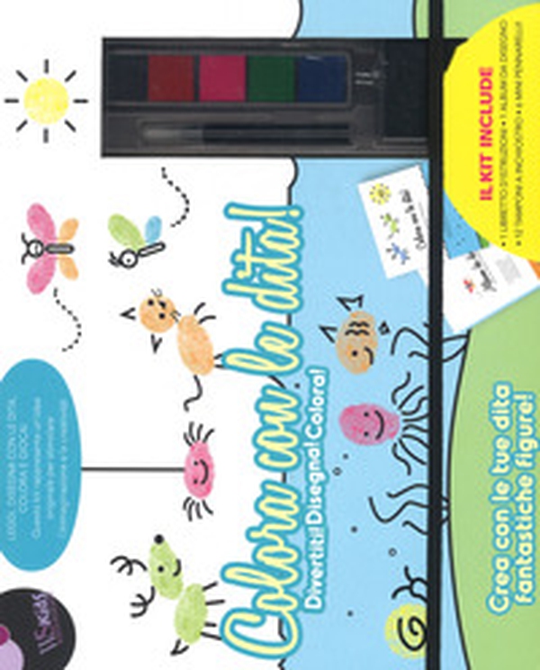 Colora con le dita! Divertiti! Disegna! Colora! Crea con le dita fantastiche figure! - Librerie.coop Colora con le dita! Divertiti! Disegna! Colora! Crea con le dita fantastiche figure! - Librerie.coop