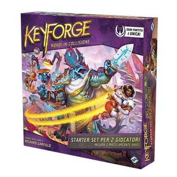KeyForge: Starter set per 2 giocatori Mondi in Collisione - Librerie.coop KeyForge: Starter set per 2 giocatori Mondi in Collisione - Librerie.coop
