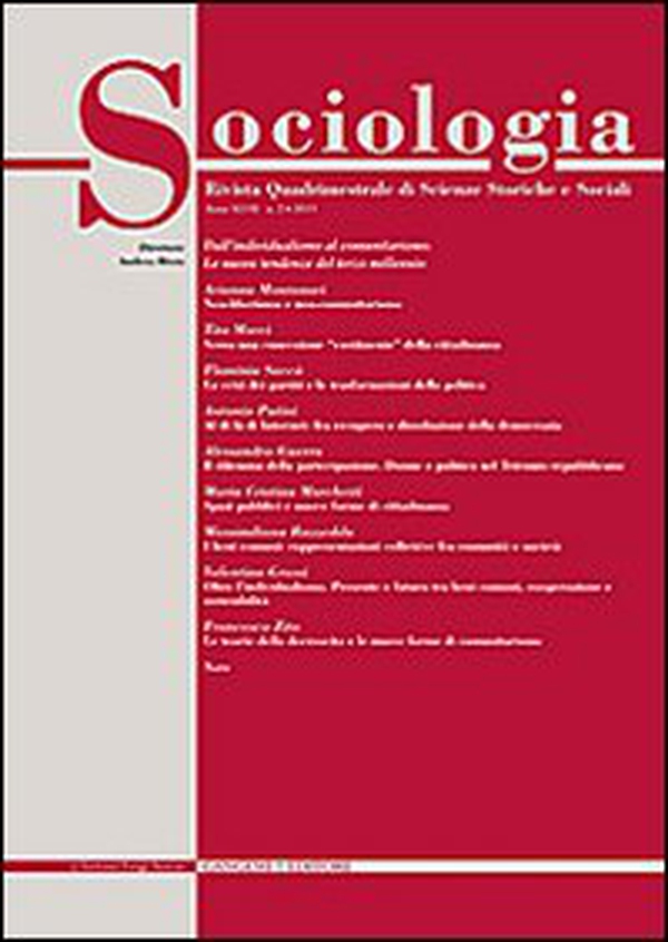 Sociologia. Rivista quadrimestrale di scienze storiche e sociali - Vol. 2 - Librerie.coop Sociologia. Rivista quadrimestrale di scienze storiche e sociali - Vol. 2 - Librerie.coop