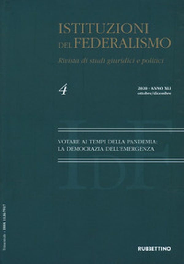 Istituzioni del federalismo. Rivista di studi giuridici e politici - Librerie.coop Istituzioni del federalismo. Rivista di studi giuridici e politici - Librerie.coop
