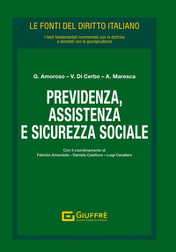 Previdenza, assistenza e sicurezza sociale - Librerie.coop Previdenza, assistenza e sicurezza sociale - Librerie.coop