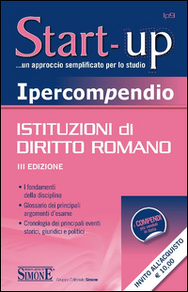 Ipercompendio istituzioni di diritto romano - Librerie.coop Ipercompendio istituzioni di diritto romano - Librerie.coop