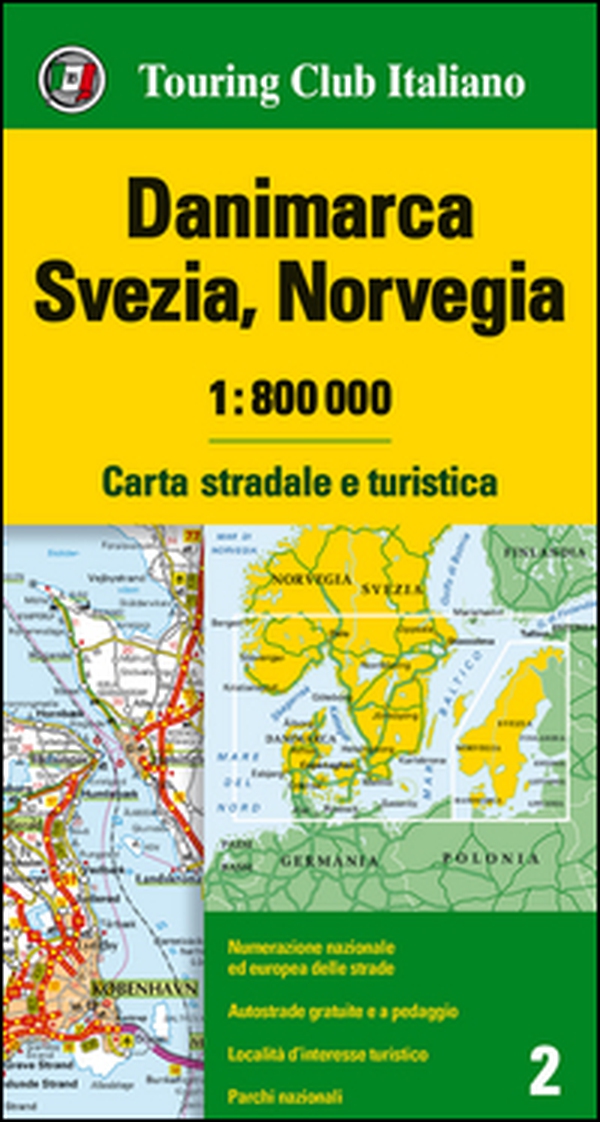 Danimarca, Svezia, Norvegia 1:800.000. Carta stradale e turistica - Librerie.coop Danimarca, Svezia, Norvegia 1:800.000. Carta stradale e turistica - Librerie.coop