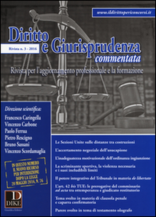Diritto e giurisprudenza commentata - Vol. 3 - Librerie.coop Diritto e giurisprudenza commentata - Vol. 3 - Librerie.coop