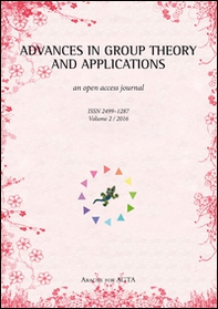 Advances in group theory and applications - Vol. 2 - Librerie.coop