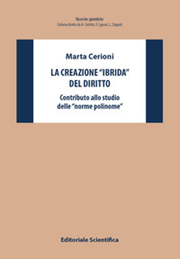 La creazione «ibrida» del diritto. Contributo allo studio delle «norme polinome» - Librerie.coop La creazione «ibrida» del diritto. Contributo allo studio delle «norme polinome» - Librerie.coop