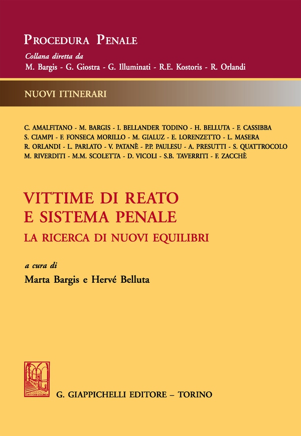 Vittime di reato e sistema penale - Librerie.coop Vittime di reato e sistema penale - Librerie.coop
