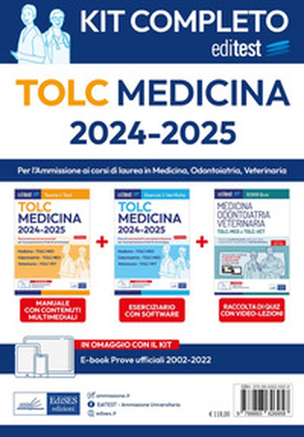 Kit editest tolc med vet odon 2024 2025 - Librerie.coop Kit editest tolc med vet odon 2024 2025 - Librerie.coop