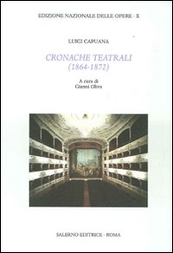 Cronache teatrali (1864-1867) - Librerie.coop Cronache teatrali (1864-1867) - Librerie.coop